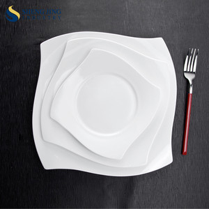 Decorativo Borde Ola Plato Aperitivo Plato Vegetariano Curry Postre Placa - Product Image 1