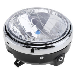 Faro Universale per Moto da 7 Pollici 35W con Lampadina Alogena Ambra per CB400 CB500 CB1300 <span class=keywords><strong>Hornet</strong></span> 250 600 <span class=keywords><strong>900</strong></span> - Product Image 3