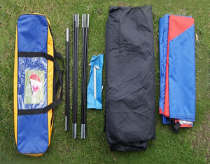 Tente de <span class=keywords><strong>camping</strong></span> imperméable pour 2 personnes, style populaire, pour loisirs en plein air, avec poteaux en fibre de verre, double couche - Product Image 6