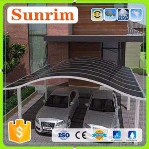 Doble galvanizado <span class=keywords><strong>cochera</strong></span> Garaje para 2 car <span class=keywords><strong>parking</strong></span> morden Alta Calidad al aire libre - Product Image 6