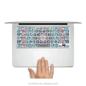 Idee di business unico del computer portatile personalizzato autoadesivo della pelle per all'interno della tastiera mac sticker