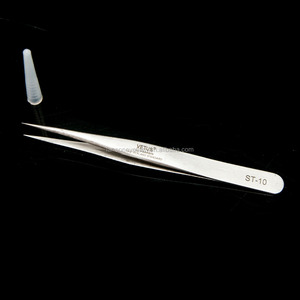 Gros suisse en acier inoxydable VETUS cils brucelles, Pince pour extension de cils - Product Image 2