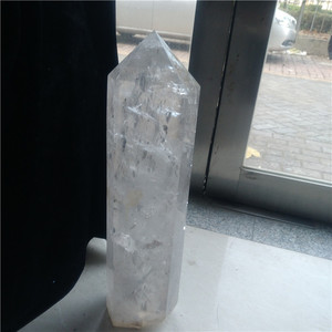 Longue et mince grande <span class=keywords><strong>taille</strong></span> naturelle en cristal de quartz transparent points de guérison baguettes - Product Image 5
