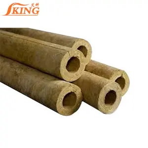 ISOKING Metallurgy industry waterproofing rock wool pipe section