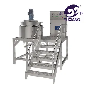 Mezclador de jabón líquido de acero inoxidable 500L/máquina para hacer champú/reactor de mezcla de líquidos