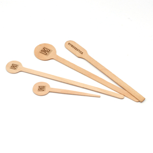 Agitadores mezcladores ecológicos de alta calidad de madera Birke Herramientas de café y té de primera calidad almacenadas - Product Image 1