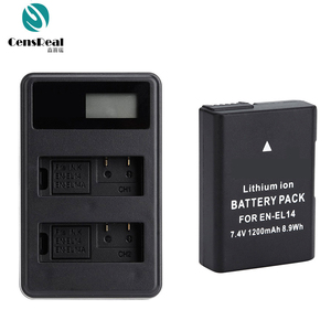 <strong>Rechargeable</strong> <strong>Battery</strong> EN-EL14 for Nikon Camera Lithium Ion <strong>Battery</strong> with Charger - Product Image 6
