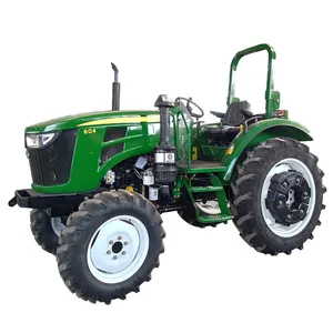 Chinese Manufacture 60hp 4wd Driver Agricultural Lawn Tractor With Loader