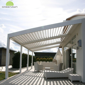 Impermeable de aluminio Louvre pérgola Bioclimatique <span class=keywords><strong>para</strong></span> <span class=keywords><strong>techo</strong></span> sombrilla - Product Image 3