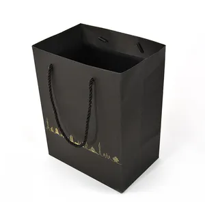 Mode Luxus geprägt Valentinstag Geschenkt üten für Parfüm Custom ized Offsetdruck Recycelbare Hand Länge Griff Akzeptieren