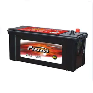 China factory 12v110ah Perseus battery used auto battery NS120 used drained lead acid batteries