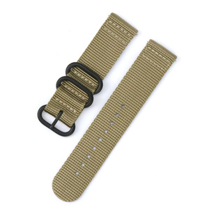 Eraysun-Bracelet sport de remplacement réglable en nylon tissé de 22mm avec boucle en métal pour <span class=keywords><strong>Samsung</strong></span> Galaxy Watch <span class=keywords><strong>46mm</strong></span> <span class=keywords><strong>Gear</strong></span> <span class=keywords><strong>S3</strong></span> <span class=keywords><strong>Classic</strong></span> - Product Image 4