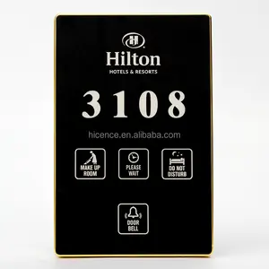 Modern Multi-functional Hotel DND Doorbell With Room Numbers