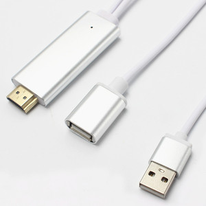 HDMI Adaptateur Câble HDTV Convertisseur Pour <span class=keywords><strong>iPhone</strong></span> 7 <span class=keywords><strong>6</strong></span> <span class=keywords><strong>S</strong></span> plus iPad iPod Android Type C Mobile Téléphone USB HDMI <span class=keywords><strong>Cable</strong></span> - Product Image 5