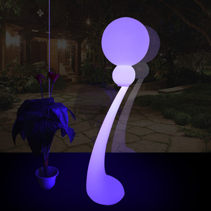<span class=keywords><strong>2018</strong></span> PE en plastique rvb moderne en plein air sans fil lampadaire - Product Image 4