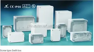 Boîte de commutation en plastique avec vis IP66 TIBOX