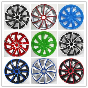 Casquillos bicolor para ruedas de coche, cubiertas de PP o ABS coloridas para ruedas centrales de 15 pulgadas, venta al por mayor - Product Image 5