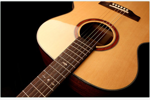 <span class=keywords><strong>Guitarra</strong></span> JUMBO de Nogal, Instrumento Musical de Cuerda Occidental Sólido - Product Image 5