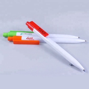 Bolígrafos de plástico para oficina y escuela, bolígrafos con logotipo personalizado, marca de la <span class=keywords><strong>empresa</strong></span>, impresión de plástico, regalo - Product Image 4