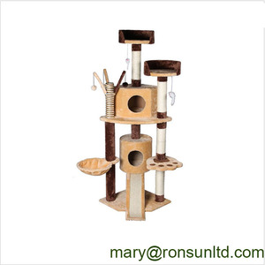 Heißer Verkauf Katze Baum Haus Hause Natürliche <span class=keywords><strong>Paradise</strong></span> Katze Baum Beliebte Boden Zu Decke Katze Baum - Product Image 2