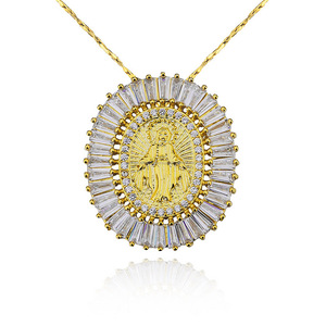 Oro 18k plateado <span class=keywords><strong>virgen</strong></span> <span class=keywords><strong>de</strong></span> <span class=keywords><strong>guadalupe</strong></span> - Product Image 1