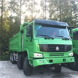 Sinotruk Gebruikt Howo 8X4 12 Wiel Dump Truck/8X4 Gebruikt Kipper Vrachtwagens En Dump Ttruck