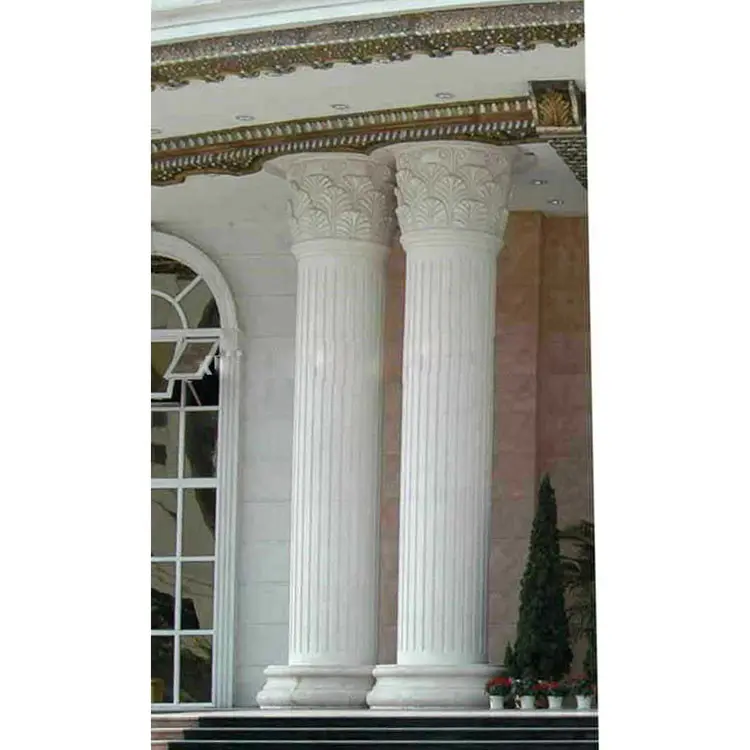 Diseño de pilar de Casa de columna de granito Romano