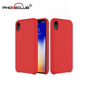 Cubierta original de la caja del teléfono celular del silicio de la fábrica de China para la caja del silicón for iphone XR pers - Product Image 3