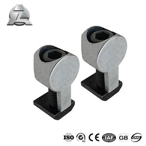 ZJD-2038 d'extrusion de profil de fente en T en aluminium en gros accessoires de connecteur de fixation d'ancrage standard - Product Image 4