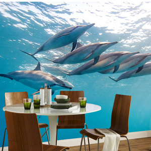 Haute qualité luxe pvc salon 3d papier peint de l'intérieur décoration murale - Product Image 2