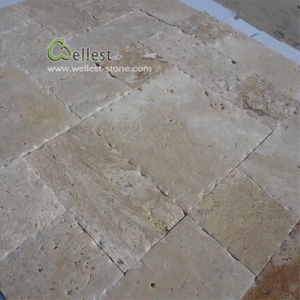 <span class=keywords><strong>Versailles</strong></span> Modèle brossé bord ciselé travertin carreaux de sol - Product Image 3
