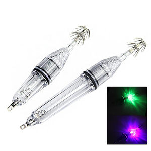 15/20 cm di Lustro LED Squid Jigs Luce di Pesca del LED Light LED Luce di Pesca di Richiamo di Pesca in Acque Profonde