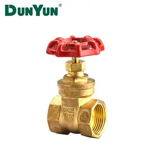 DUNYUNキャスト真鍮ハンド鐘マスタータップ真鍮2 1/2 "Inch Gate Valve