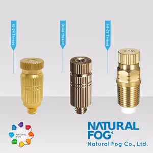 Taiwan Natural Fog Stable Greenhouse Fruit And Vegetables Growing Brass Nozzle