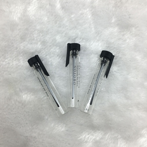 1ml 2ml 3ml mini perfume muestras frasco de vidrio con tapón - Product Image 2