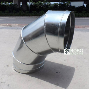HVAC spiro equipment metform idraulico gomito condotto aria tubo tubo gomito perline rotolo piegatura precedente macchina del creatore