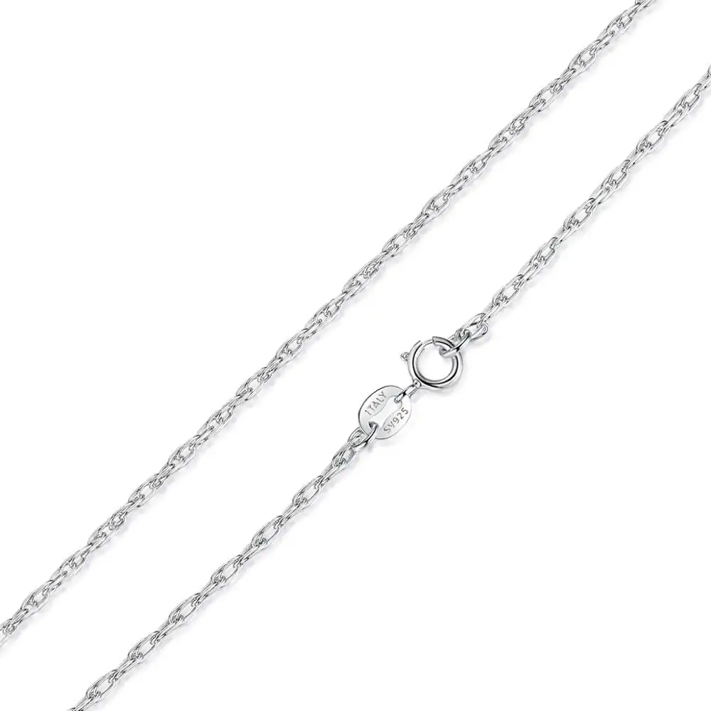 BAGREER SCA002 Fashion 925 Sterling Silver Long Chain Necklace Jewelry Women Jewelry Manufacturers