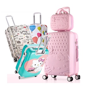 Caparazón duro de llevar en los niños/los niños Trolley caso maleta de viaje, bolsa de transporte de equipaje con Valise - Product Image 1