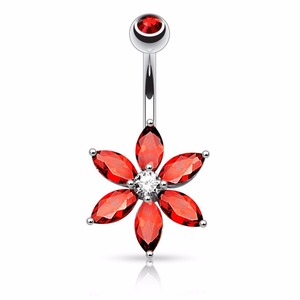 Moda Cavallo Occhi Zircone Jewelled Fiore Belly <span class=keywords><strong>Piercing</strong></span> All'<span class=keywords><strong>ombelico</strong></span> - Product Image 5