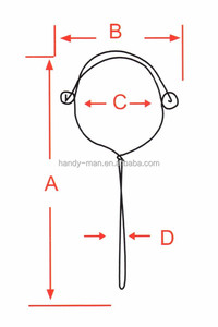 PPE Secure Life Tool Gancho de anclaje de acero inoxidable 350 - Product Image 6
