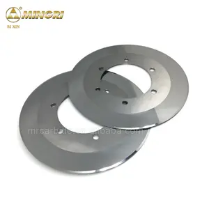 Zhuzhou Mingri Widia Alat Pemotong Pisau Tungsten Carbide Kertas Bundar Pisau Pemotong Putaran