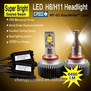 Fábrica más nuevo 35w coche led <span class=keywords><strong>cree</strong></span> h4 h9 h8 h7 h11 9005 9006 coche faros 3200 lúmenes - Product Image 1