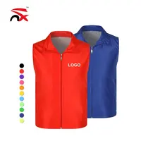 Custom Polyester Sleeveless Work Volunteer Vest with Any Logo