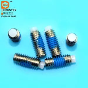 Socket Set Screws PDM Stainless Steel Nylon Tip Grub Screw Hex Socket Rubber Tipped Set Screws With Plastic Tip