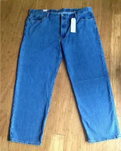 Royal wolf denim garment factory china new authentic clothing big and tall jeans men big size men jeans size 44