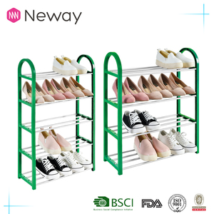 NEWAY sencillo <span class=keywords><strong>zapatero</strong></span> Apilable boutique estante de exhibición soporte de exhibición del estante de casa o en el dormitorio - Product Image 6