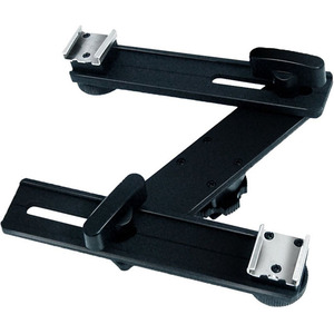 Accesorios de fotografía de Vídeo fotográfico soporte de luz de zapata doble negra soporte de paraguas de Flash - Product Image 5