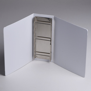 Carpeta de Anillas de Vinilo Blanco PVC con 2/3/4 Anillas Metálicas y Bolsillos Transparentes - Product Image 3