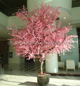 Artificielle En Plastique <span class=keywords><strong>Rose</strong></span> Fleurs Fleurs De Cerisier Parapluie En Forme D'<span class=keywords><strong>arbre</strong></span> pour la Décoration De Mariage - Product Image 2