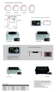 Thương mại Thiết Bị Lẩu Di Động Phạm Vi Cảm Ứng Được Xây Dựng Trong Chảo Cảm Ứng Nồi - Product Image 3
